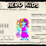 Chroma's character sheet