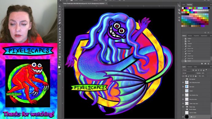Mermaid Token | Jen's Pixelscapes
